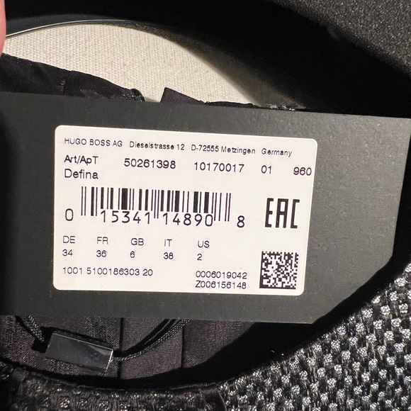 Hugo Boss, Defina Dress, US 2 - Picture 4 of 5